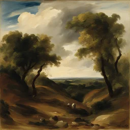 a landscape by Eugene Delacroix