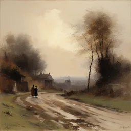 a landscape by Eugene Galien-Laloue