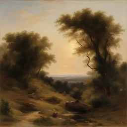 a landscape by Eugene Leroy
