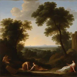 a landscape by Eustache Le Sueur