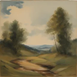 a landscape by Eva Švankmajerová