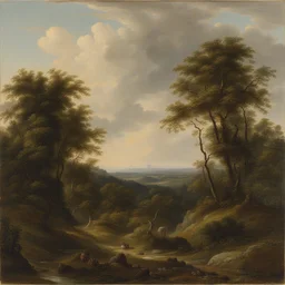 a landscape by Ewald Rübsamen