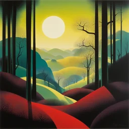 a landscape by Eyvind Earle