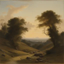 a landscape by Félix Labisse