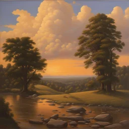 a landscape by F Scott Hess