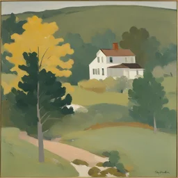 a landscape by Fairfield Porter