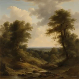 a landscape by Felix Philipp Kanitz