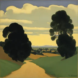 a landscape by Felix Vallotton