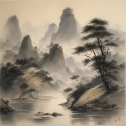 a landscape by Feng Zhu