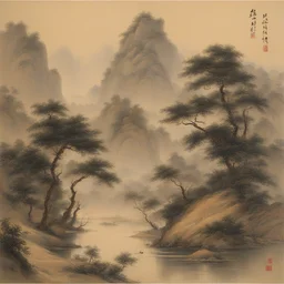 a landscape by Fenghua Zhong