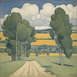 a landscape by Ferdinand Hodler