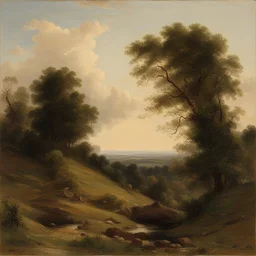 a landscape by Ferdinand Keller
