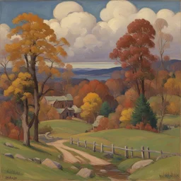 a landscape by Fern Isabel Coppedge