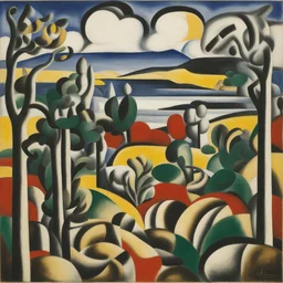 a landscape by Fernand Leger