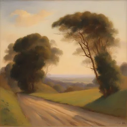 a landscape by Firmin Baes