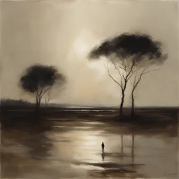 a landscape by Fletcher Sibthorp