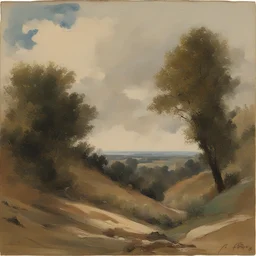 a landscape by Frédéric Fiebig