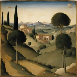 a landscape by Fra Angelico