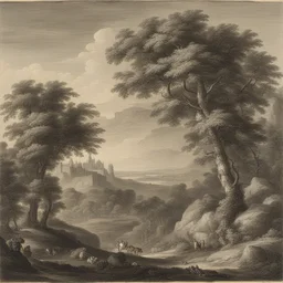 a landscape by François De Nomé