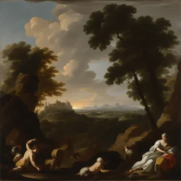 a landscape by Francesco Solimena
