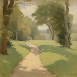 a landscape by Francis Coates Jones