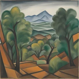 a landscape by Francis Newton Souza