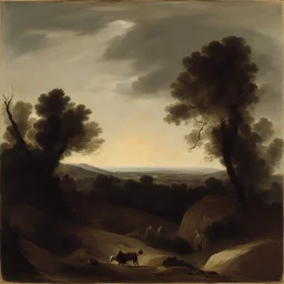a landscape by Francisco Goya