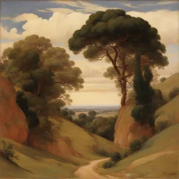a landscape by Frank Cadogan Cowper