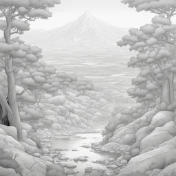 a landscape by Frank Cho