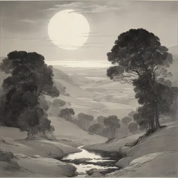 a landscape by Franklin Booth