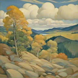 a landscape by Franklin Carmichael