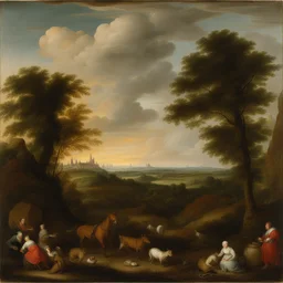 a landscape by Frans Francken