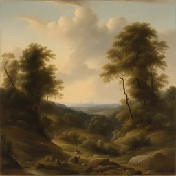 a landscape by Franz Lefler