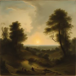 a landscape by Franz Sedlacek