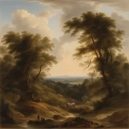 a landscape by Franz Vohwinkel