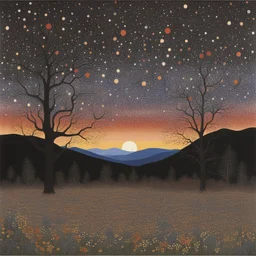 a landscape by Fred Tomaselli