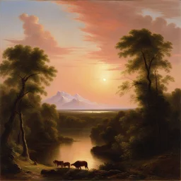 a landscape by Frederic Edwin Church
