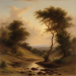a landscape by Frederick Arthur Verner