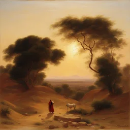 a landscape by Frederick Goodall