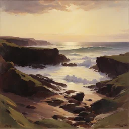 a landscape by Frederick Judd Waugh