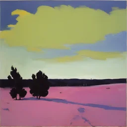 a landscape by Fritz Scholder