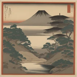 a landscape by Fujii Yoshitoyo