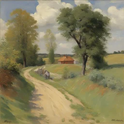 a landscape by Gari Melchers