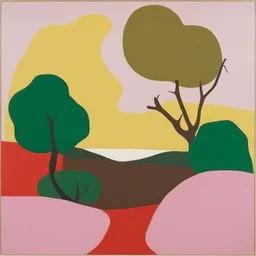a landscape by Gary Hume