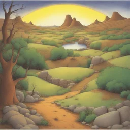 a landscape by Gary Larson