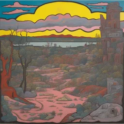 a landscape by Gary Panter