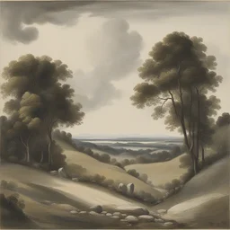 a landscape by Georg Jensen