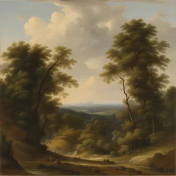 a landscape by Georg Karl Pfahler