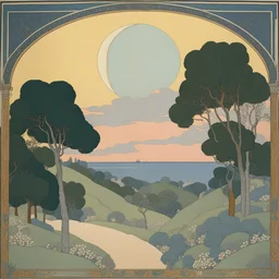 a landscape by George Barbier