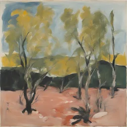 a landscape by George Baselitz
